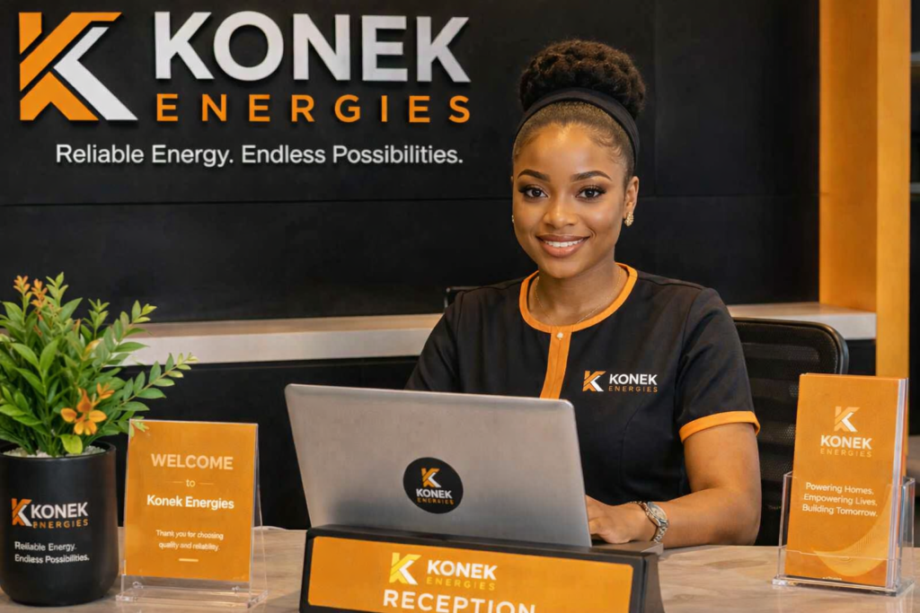 Modern reception at Konek Energies