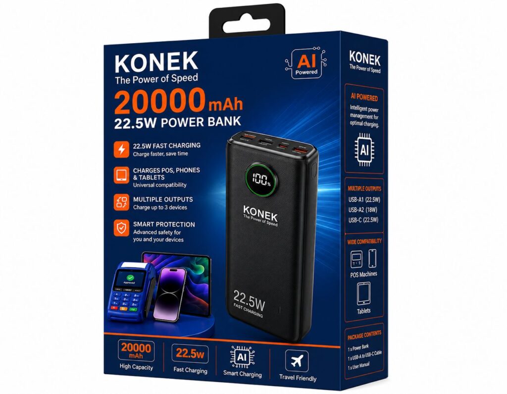 20000mAh power bank 22.5W PD