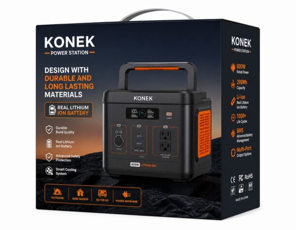 600W portable power station